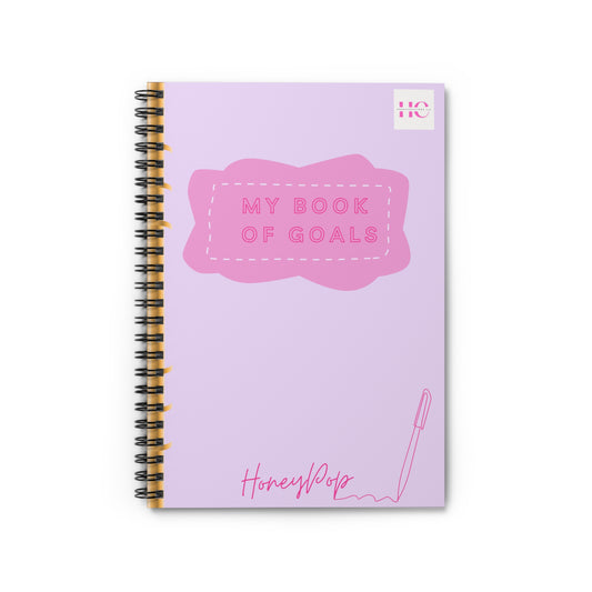 My Book Of Goals- Spiral Notebook